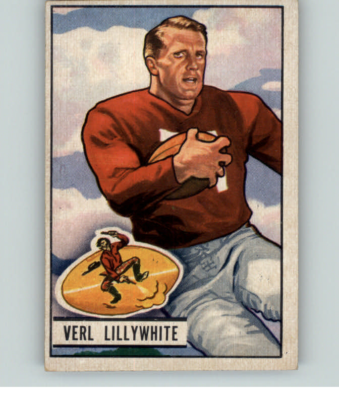 1951 Bowman Football #033 Verl Lillywhite 49ers EX-MT 389248