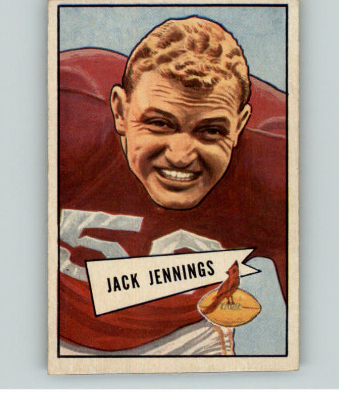 1952 Bowman Small Football #059 Jack Jennings Cardinals EX-MT 389253