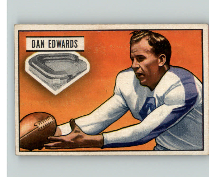 1951 Bowman Football #043 Dan Edwards Yanks EX-MT 389260