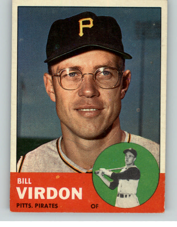 1963 Topps Baseball #055 Bill Virdon Pirates EX-MT 389358