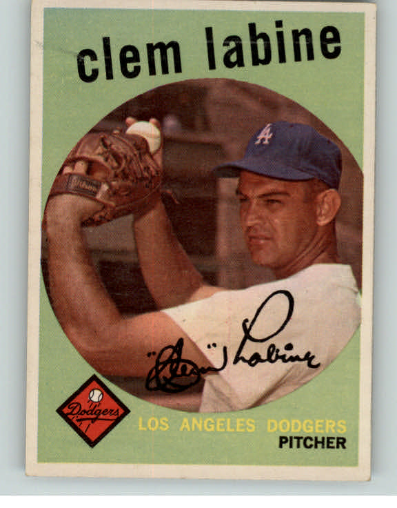 1959 Topps Baseball #403 Clem Labine Dodgers EX 389523