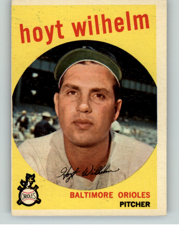 1959 Topps Baseball #349 Hoyt Wilhelm Orioles VG-EX 389620