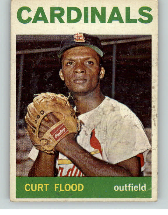 1964 Topps Baseball #103 Curt Flood Cardinals VG 389624