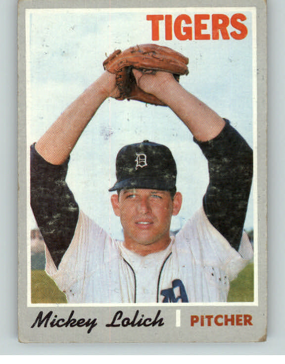 1970 Topps Baseball #715 Mickey Lolich Tigers VG 389629
