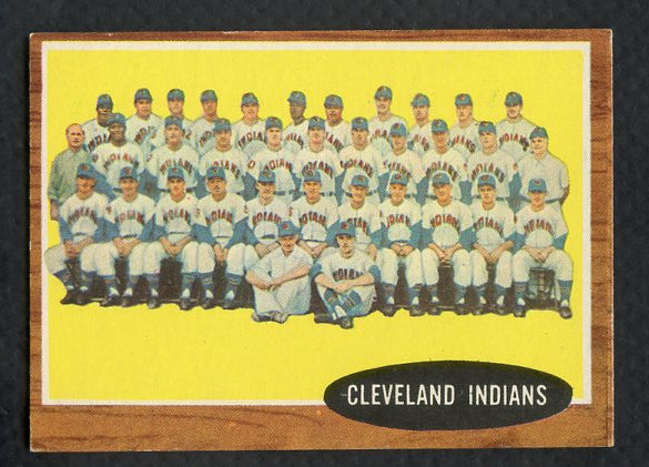 1962 Topps Baseball #537 Cleveland Indians Team EX-MT 389672