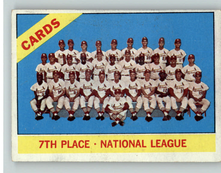 1966 Topps Baseball #379 St. Louis Cardinals Team EX-MT 389856