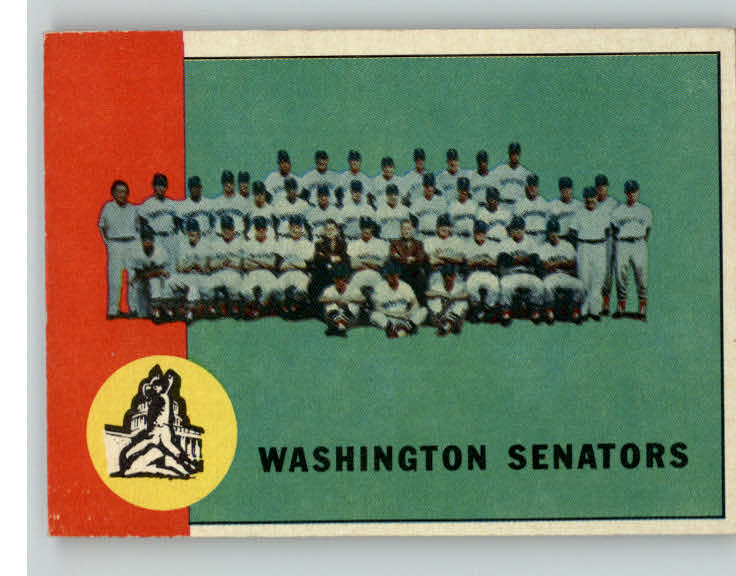 1963 Topps Baseball #131 Washington Senators Team EX-MT 389862