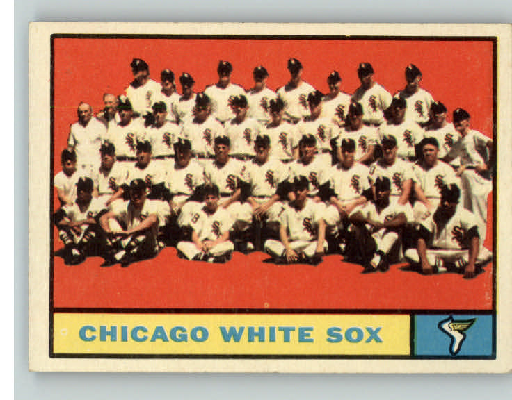 1961 Topps Baseball #007 Chicago White Sox Team EX-MT 389868