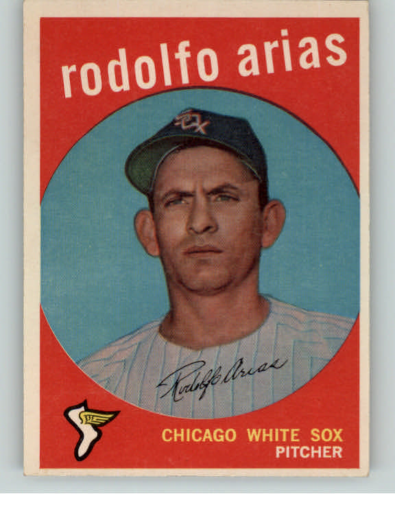 1959 Topps Baseball #537 Rodolfo Arias White Sox EX-MT 389898