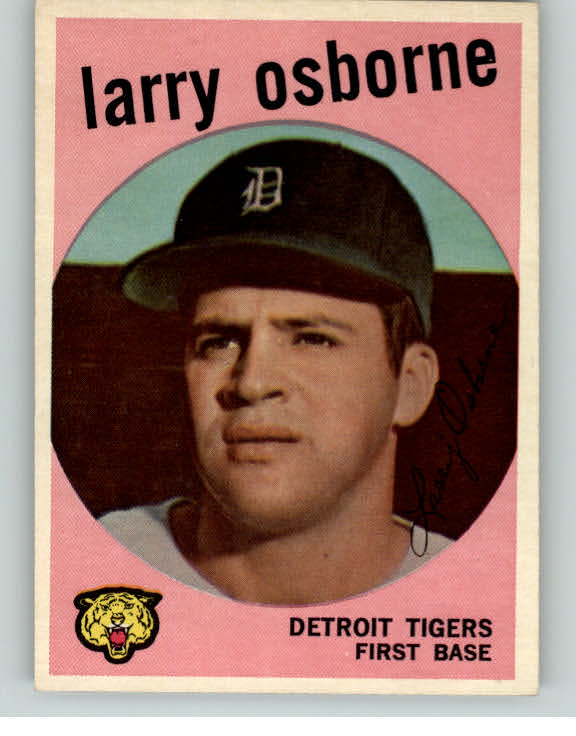 1959 Topps Baseball #524 Larry Osborne Tigers EX-MT 389899