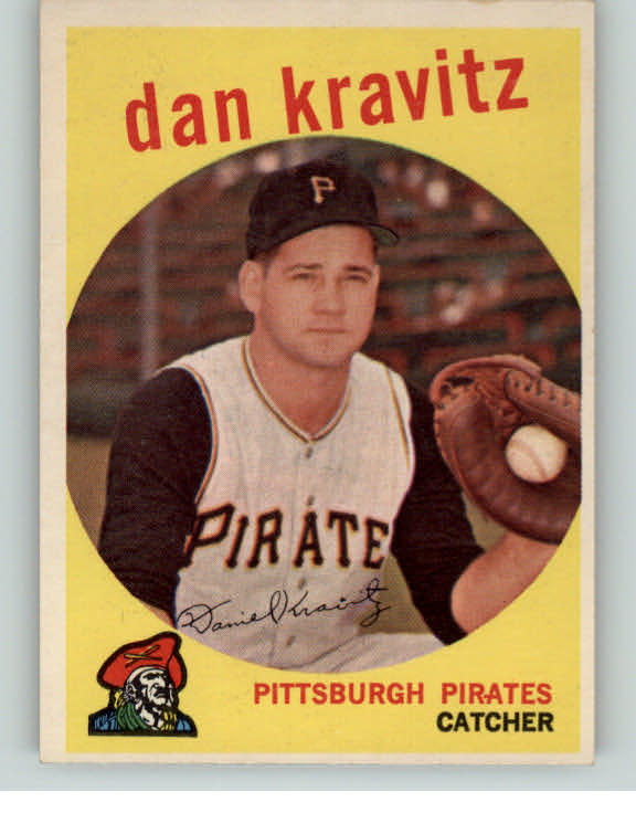 1959 Topps Baseball #536 Danny Kravitz Pirates EX-MT 389906