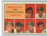 1961 Topps Baseball #048 A.L. Win Leaders EX-MT 389915
