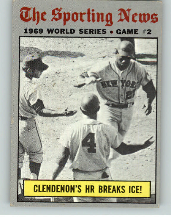 1970 Topps Baseball #306 World Series Game 2 EX 390170
