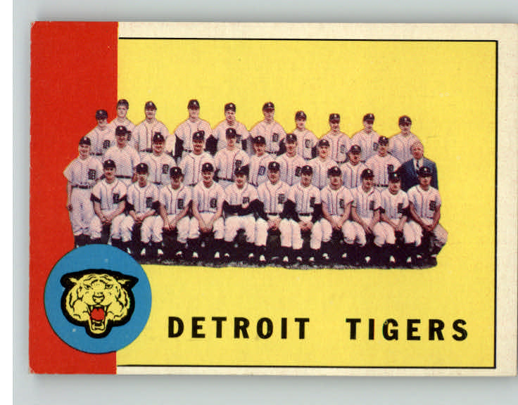 1963 Topps Baseball #552 Detroit Tigers Team EX-MT 390256