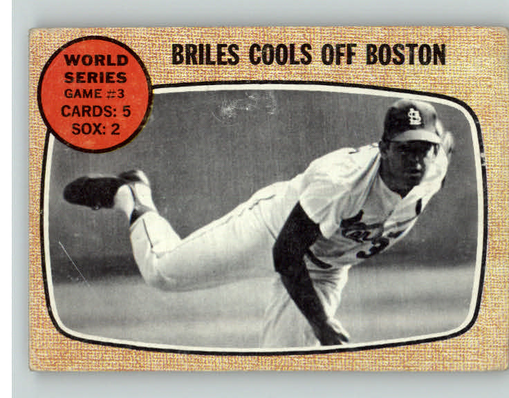 1968 Topps Baseball #153 World Series Game 3 VG-EX 390393