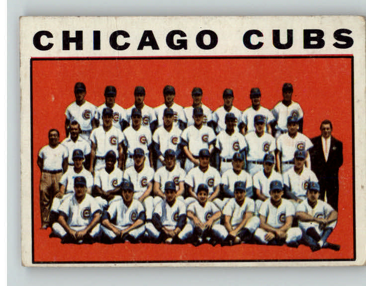 1964 Topps Baseball #237 Chicago Cubs Team VG-EX 390447