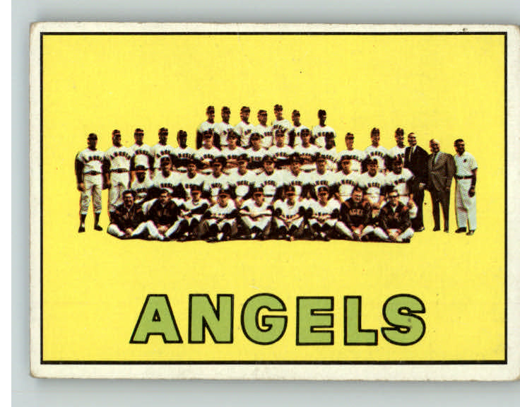 1967 Topps Baseball #327 California Angels Team VG-EX 390465