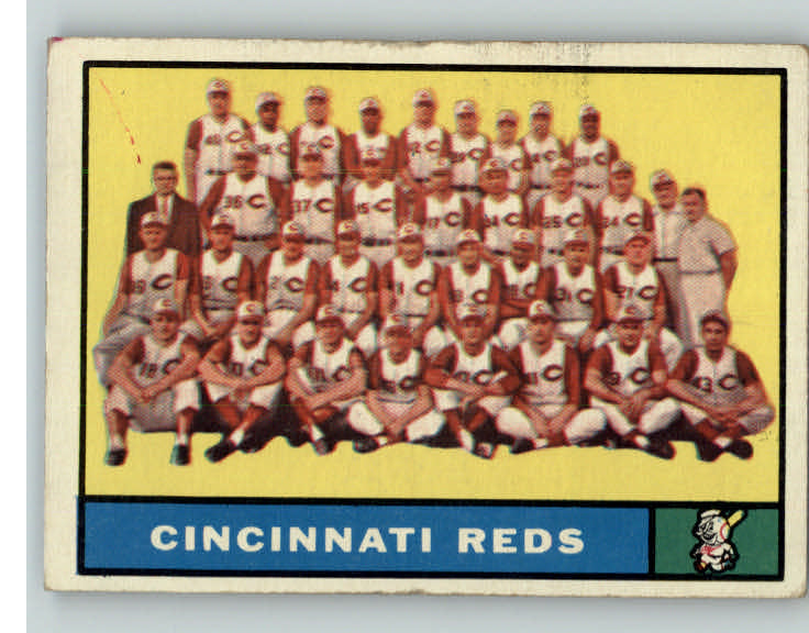 1961 Topps Baseball #249 Cincinnati Reds Team VG-EX 390504