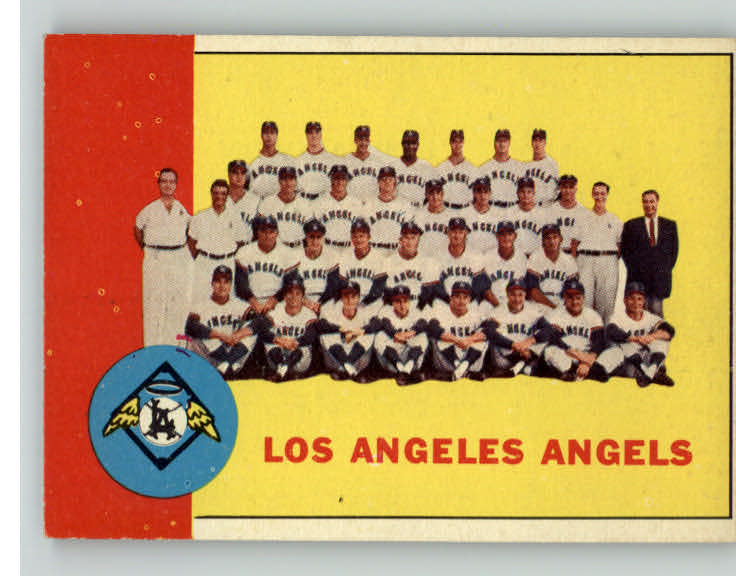 1963 Topps Baseball #039 Los Angeles Angels Team VG-EX 390511