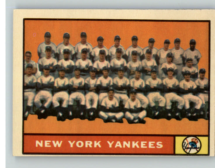 1961 Topps Baseball #228 New York Yankees Team VG-EX 390529