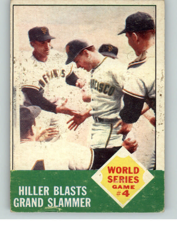 1963 Topps Baseball #145 World Series Game 4 VG 390616