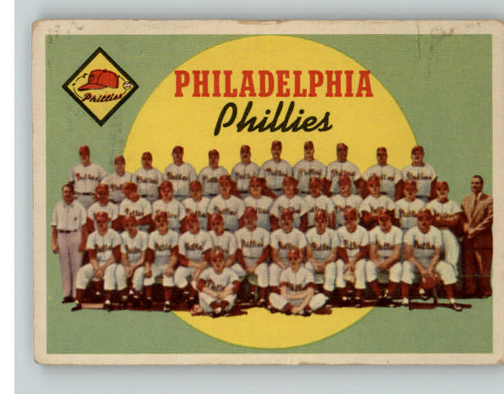 1959 Topps Baseball #008 Philadelphia Phillies Team VG 390635
