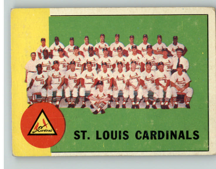 1963 Topps Baseball #524 St. Louis Cardinals Team VG 390639