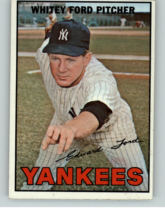 1967 Topps Baseball #005 Whitey Ford Yankees EX 391215