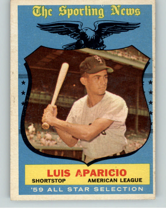 1959 Topps Baseball #560 Luis Aparicio A.S. White Sox EX 391272