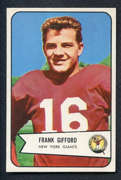 1954 Bowman Football #055 Frank Gifford Giants NR-MT 391563
