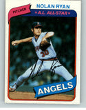 1980 Topps Baseball #580 Nolan Ryan Angels EX-MT 391579