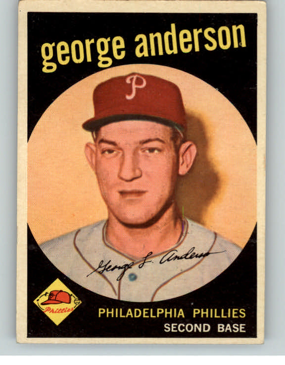 1959 Topps Baseball #338 Sparky Anderson Phillies EX+ 391859