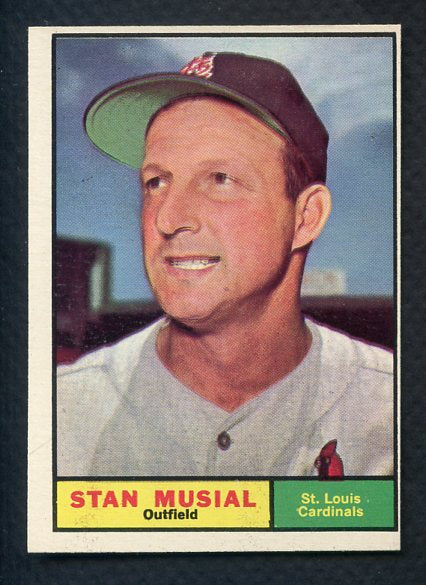 1961 Topps Baseball #290 Stan Musial Cardinals EX-MT Oc 392060