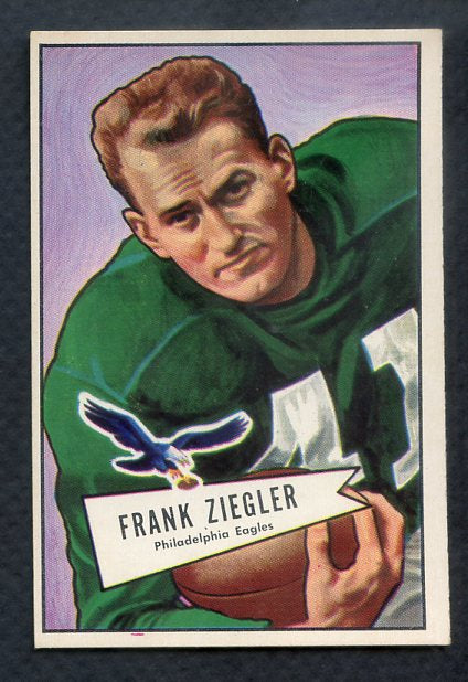 1952 Bowman Large Football #119 Frank Ziegler Eagles NR-MT 392132