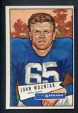 1952 Bowman Large Football #097 John Wozniak Texans NR-MT 392142