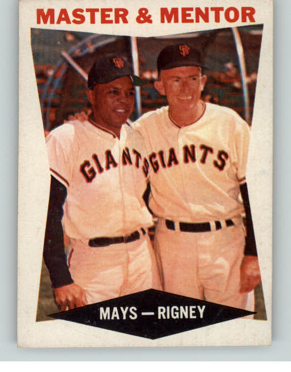 1960 Topps Baseball #007 Willie Mays Bill Rigney EX+/EX-MT 392279
