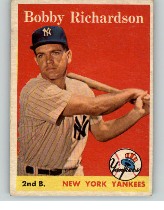 1958 Topps Baseball #101 Bobby Richardson Yankees VG-EX 392280