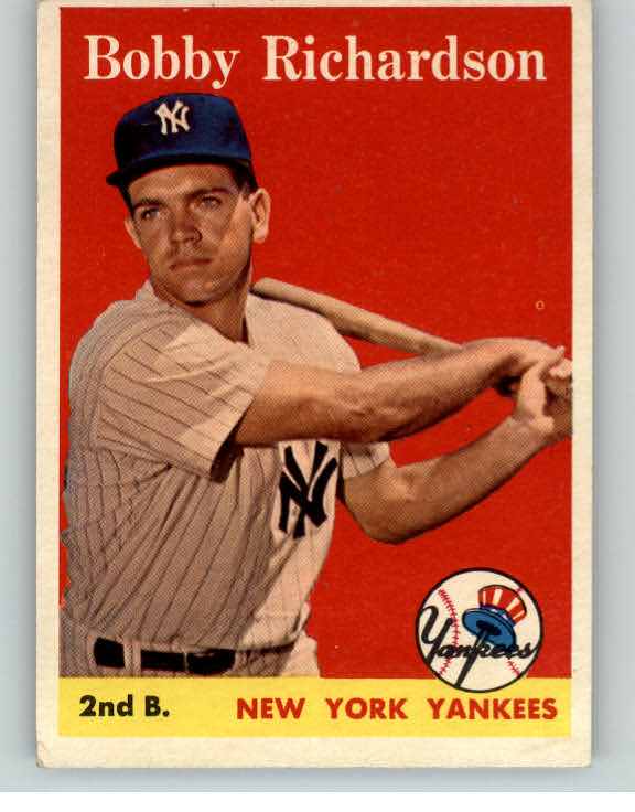 1958 Topps Baseball #101 Bobby Richardson Yankees VG-EX 392295