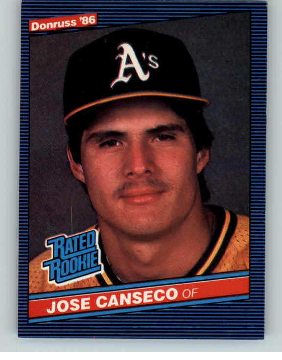 1986 Donruss Rookies #039 Jose Canseco A's NR-MT 392518