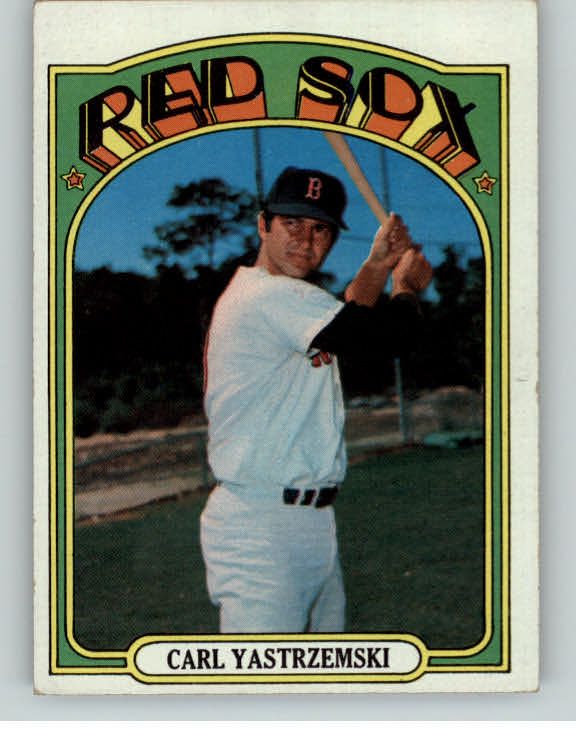 1972 Topps Baseball #037 Carl Yastrzemski Red Sox EX 392597