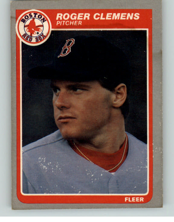 1985 Fleer #155 Roger Clemens Red Sox VG 392658