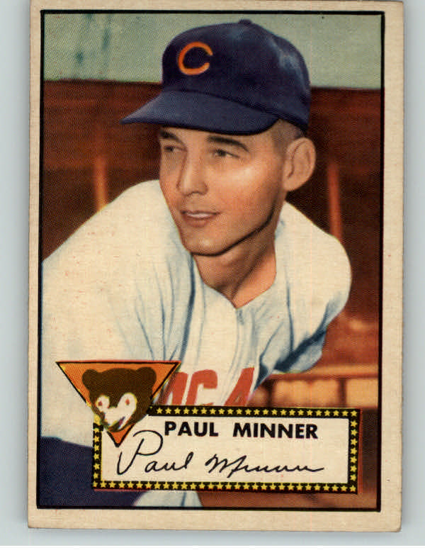 1952 Topps Baseball #127 Paul Minner Cubs EX-MT 392745