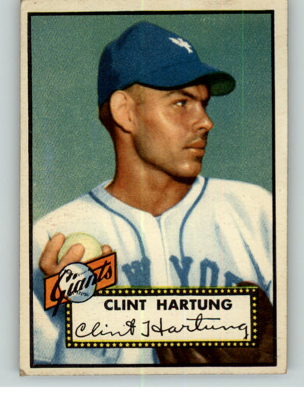1952 Topps Baseball #141 Clint Hartung Giants EX 392758