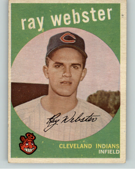 1959 Topps Baseball #531 Ray Webster Indians EX+/EX-MT 392918