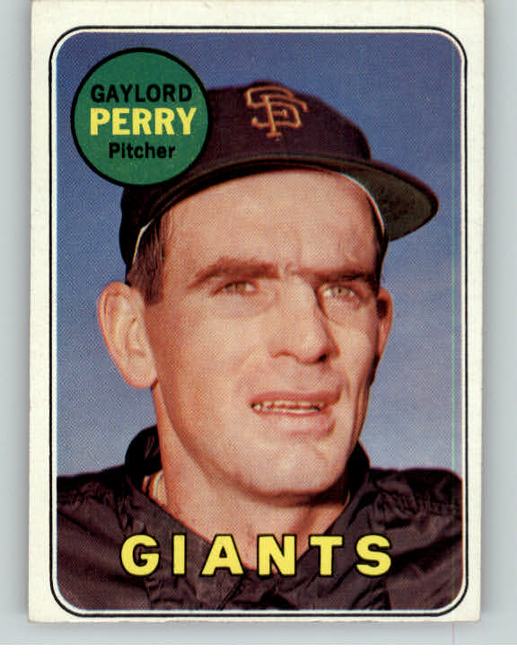 1969 Topps Baseball #485 Gaylord Perry Giants EX 392976
