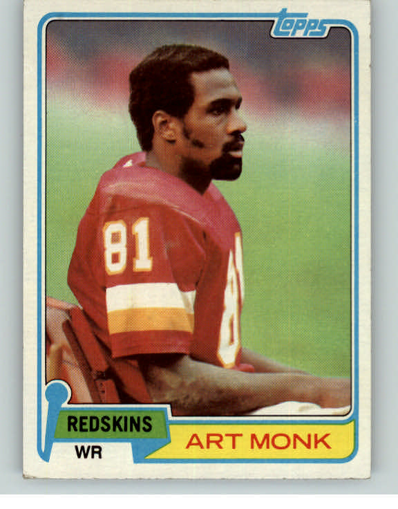 1981 Topps Football #194 Art Monk Washington EX 393047