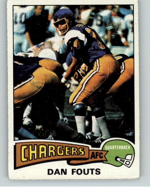1975 Topps Football #367 Dan Fouts Chargers VG-EX 393060