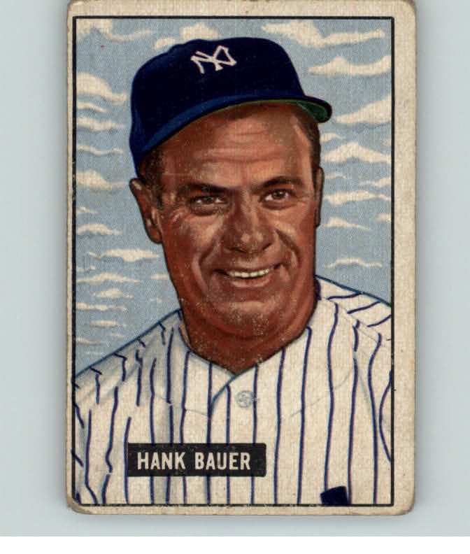 1951 Bowman Baseball #183 Hank Bauer Yankees VG 393103