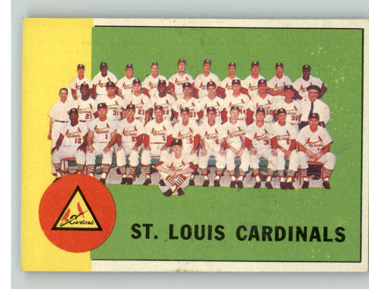 1963 Topps Baseball #524 St. Louis Cardinals Team NR-MT 393271