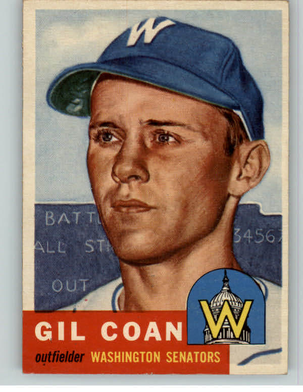 1953 Topps Baseball #133 Gil Coan Senators NR-MT 393447
